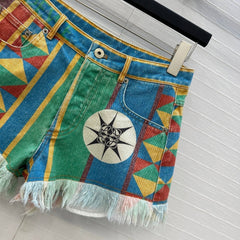 Loewe Short Multicolor Cotton