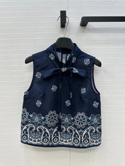 MIUMIU SLEEVELESS TOP AND SKIRT SET 264444