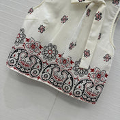 MIUMIU SLEEVELESS TOP AND SKIRT SET 264447