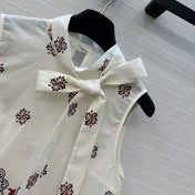 MIUMIU SLEEVELESS TOP AND SKIRT SET 264447