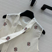 MIUMIU SLEEVELESS TOP AND SKIRT SET 264447