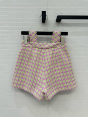 CC HIGH-WAISTED TWEED SHORTS 268288