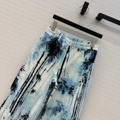DIOR PRINTED DENIM PANTS 268196