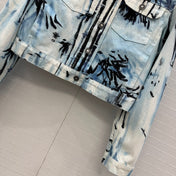 DIOR PRINTED DENIM JACKET 268202