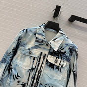 DIOR PRINTED DENIM JACKET 268202