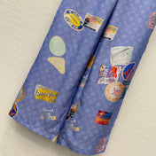 LV PRINTED SILK PANTS 268215