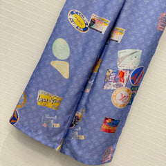 LV PRINTED SILK PANTS 268215