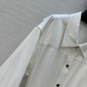 HERMES JACQUARD SHIRT DRESS WITH TIE NECK 276149