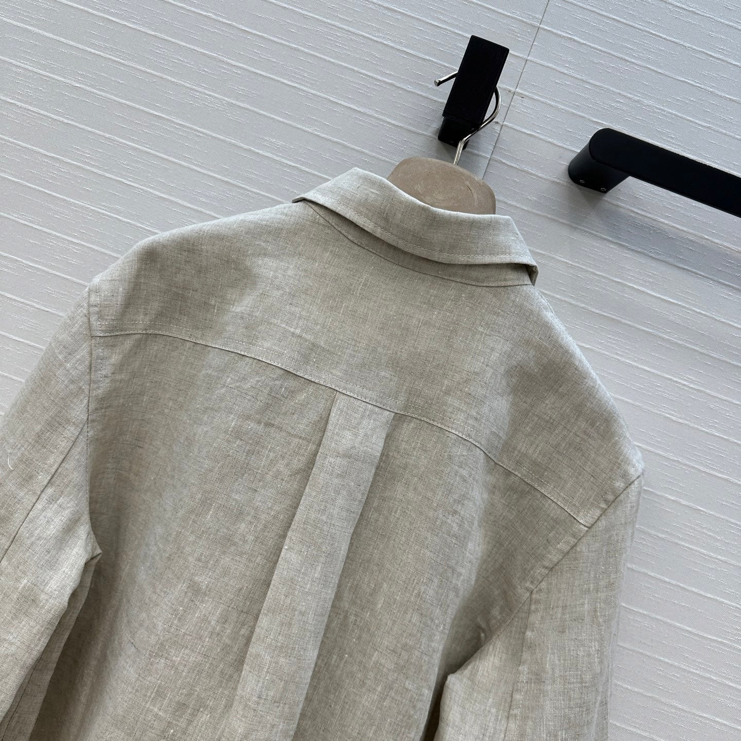 HERMES LONG-SLEEVE SHIRT AND ELASTIC WAIST LONG SKIRT SET 276160