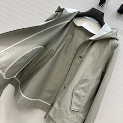 LOEWE HOODED JACKET WITH EMBROIDERED LOGO 276080