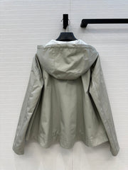 LOEWE HOODED JACKET WITH EMBROIDERED LOGO 276080