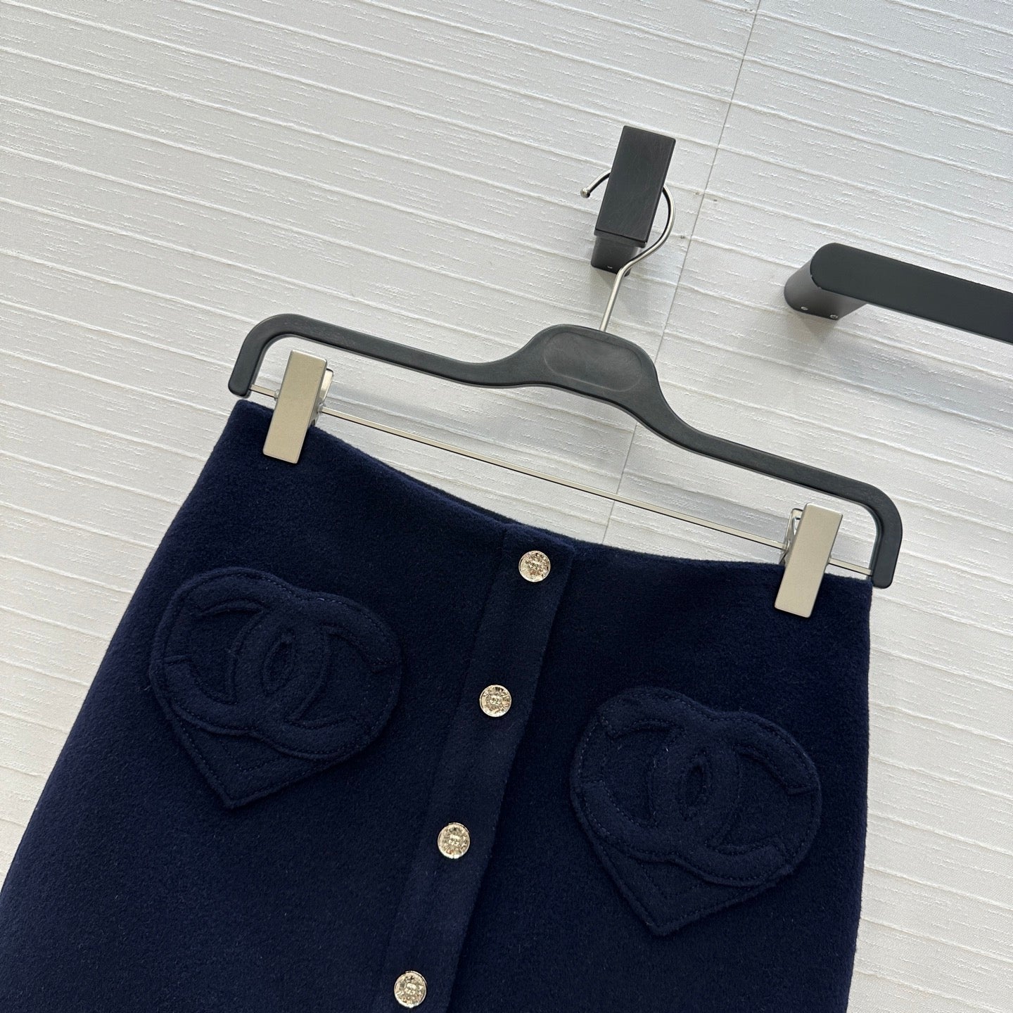 CHANEL 25S A-LINE KNIT MINI SKIRT 345