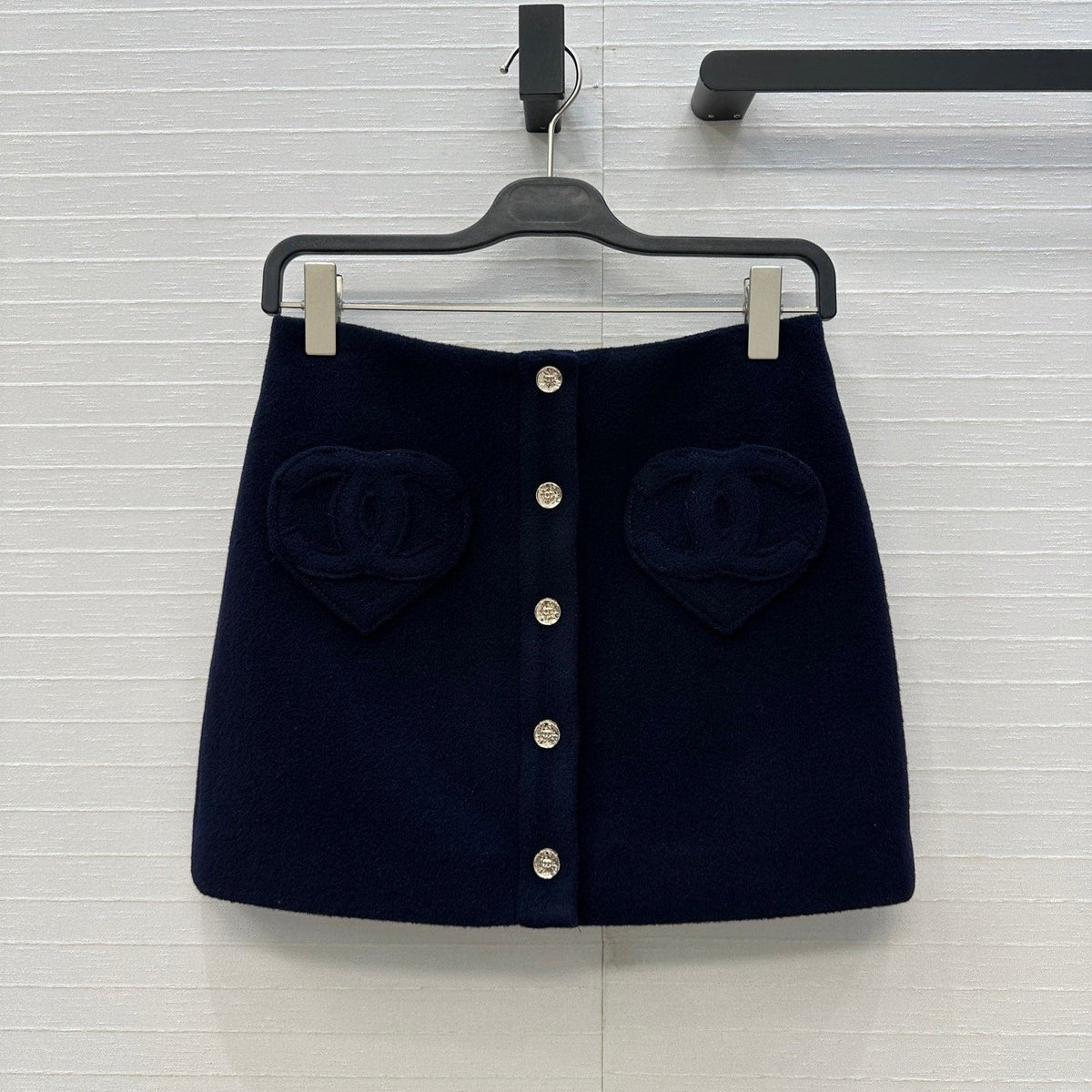 CHANEL 25S A-LINE KNIT MINI SKIRT 345