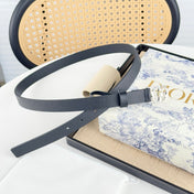 DIOR 25S BELT 20 MM IN BLACK CALFSKIN 564606