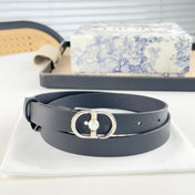 DIOR 25S BELT 20 MM IN BLACK CALFSKIN 564606