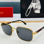 PREMIÈRE RECTANGULAR FRAME SUNGLASSES CT0491S IN METAL