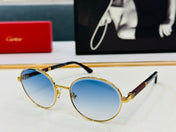 PREMIÈRE ROUND FRAME SUNGLASSES CT0490S IN METAL