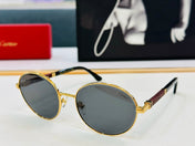 PREMIÈRE ROUND FRAME SUNGLASSES CT0490S IN METAL