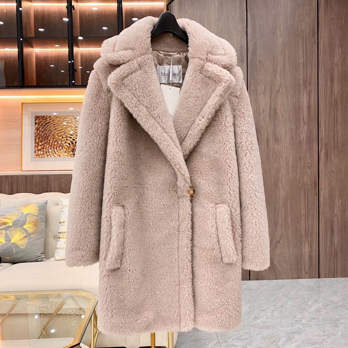 MAX MARA 25S TEDDY SHORT JACKET 074