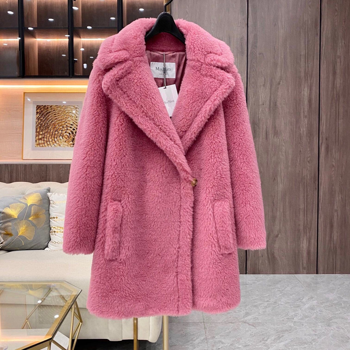 MAX MARA 25S TEDDY SHORT JACKET 073