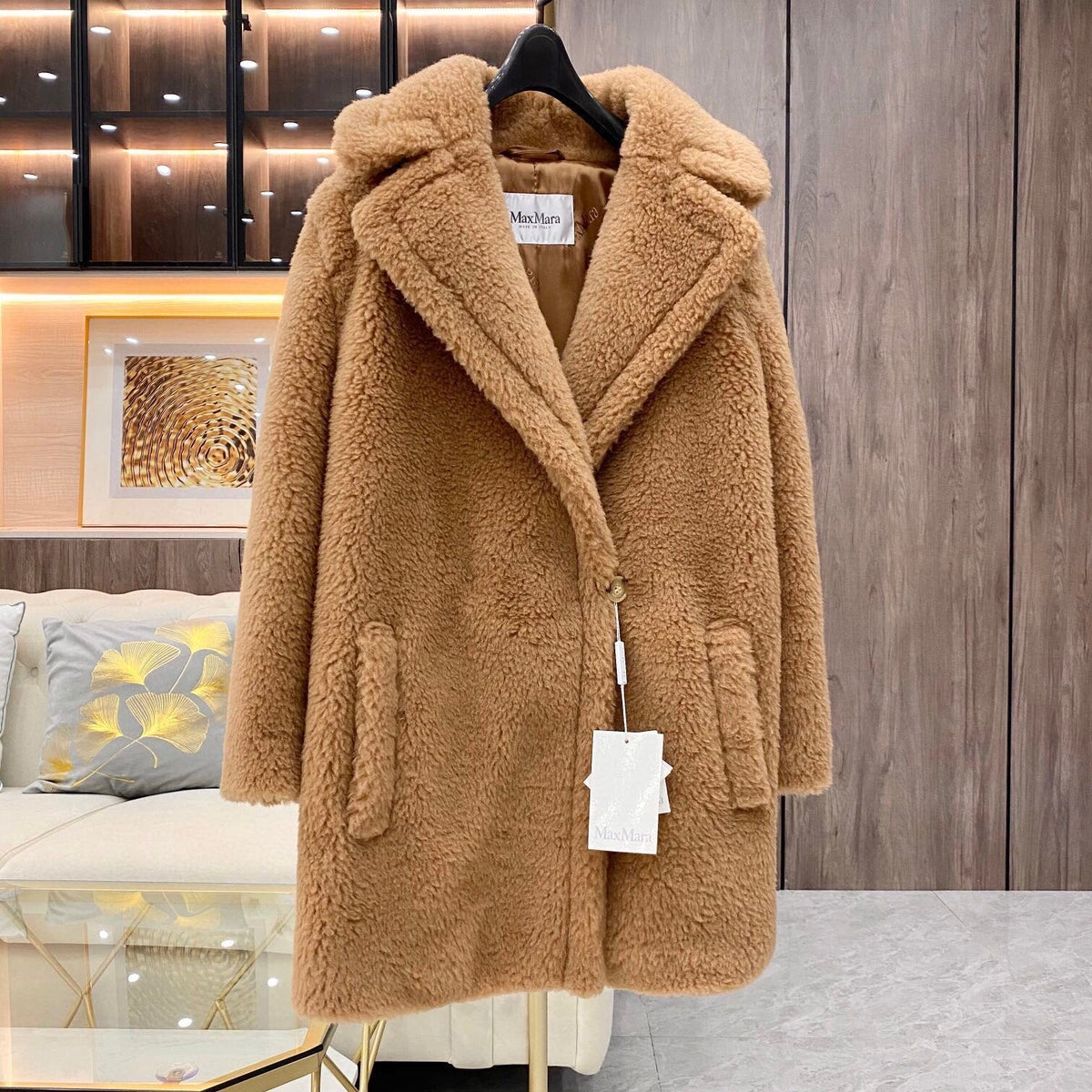 MAX MARA 25S TEDDY SHORT JACKET 077