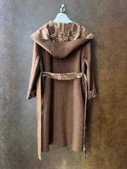 HERMES 25S REVERSIBLE LONG HOODED COAT 048