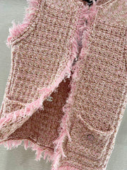 ROUND NECK VEST 25S IN COTTON 265659