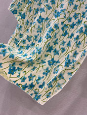 LOEW 25S SHORT SLEEVE SWEATER KNIT FLORAL 264994