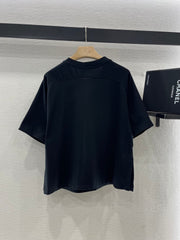 LV 25S T-SHIRT COTTON METALLIC LOGO 264989