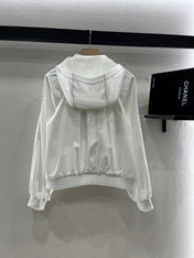 CHANEL 25S HOODED JACKET IN COTTON 264977