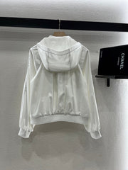 CHANEL 25S HOODED JACKET IN COTTON 264977