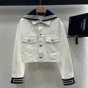 MIUMIU DENIM JACKET AND SKIRT SET 274647