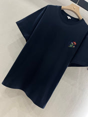 LOEWE T-SHIRT WITH FLORAL EMBROIDERY 274666