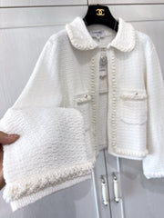 CC 25P Cardigan White Tweed 226821