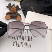 SPECIALIZED FIT ROUND-FRAME SUNGLASSES 8660 IN METAL