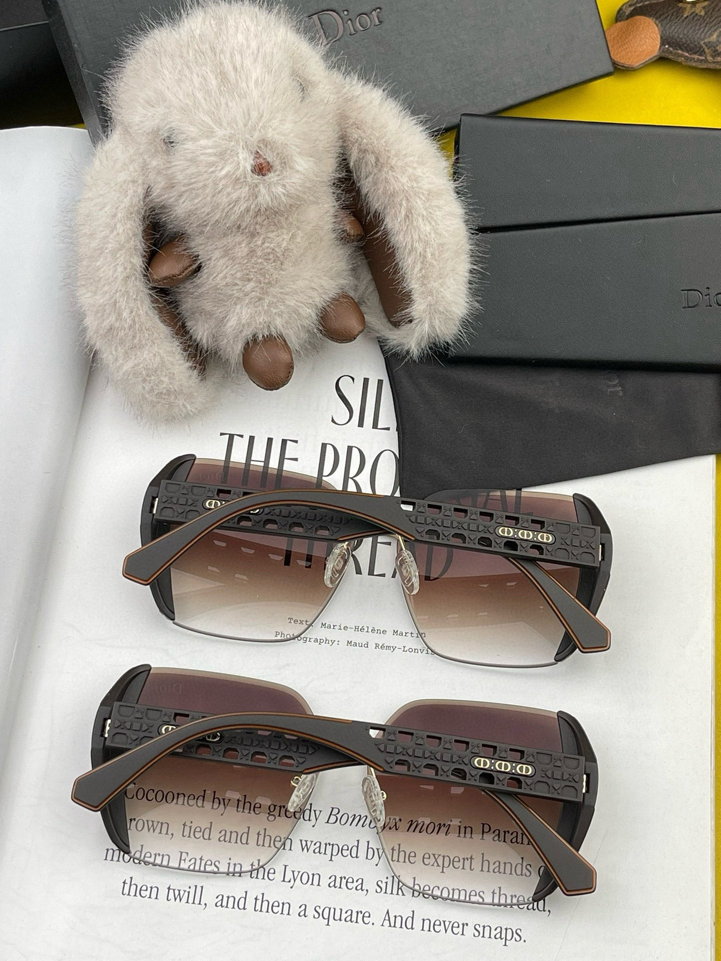 MONTAIGNE SQUARE SUNGLASS CD5296 IN ACETATE