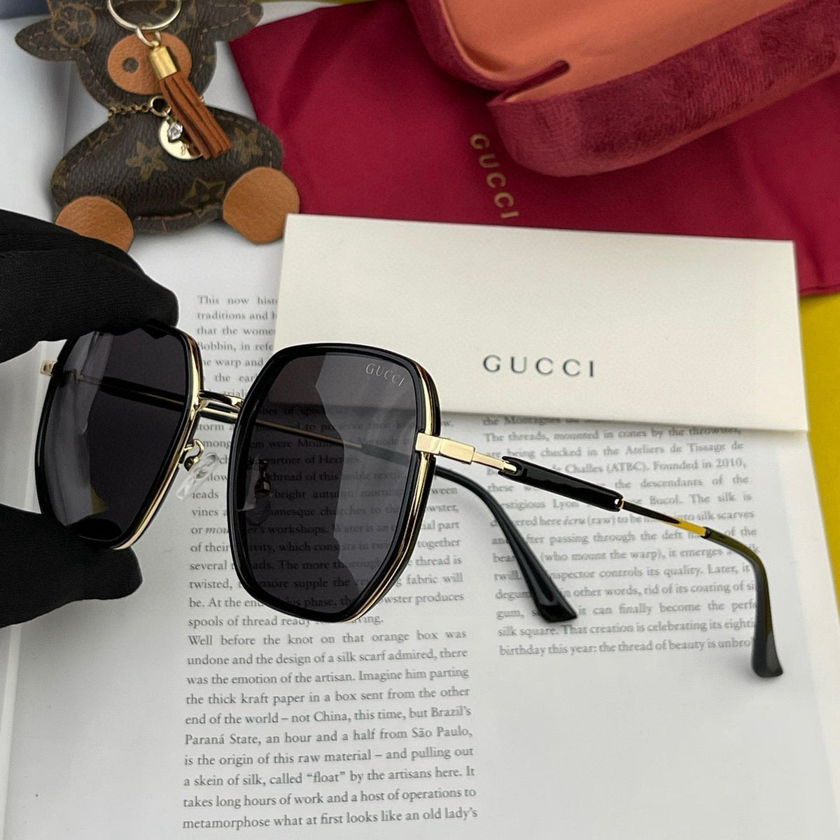 SQUARE FRAME SUNGLASSES G364 IN METAL