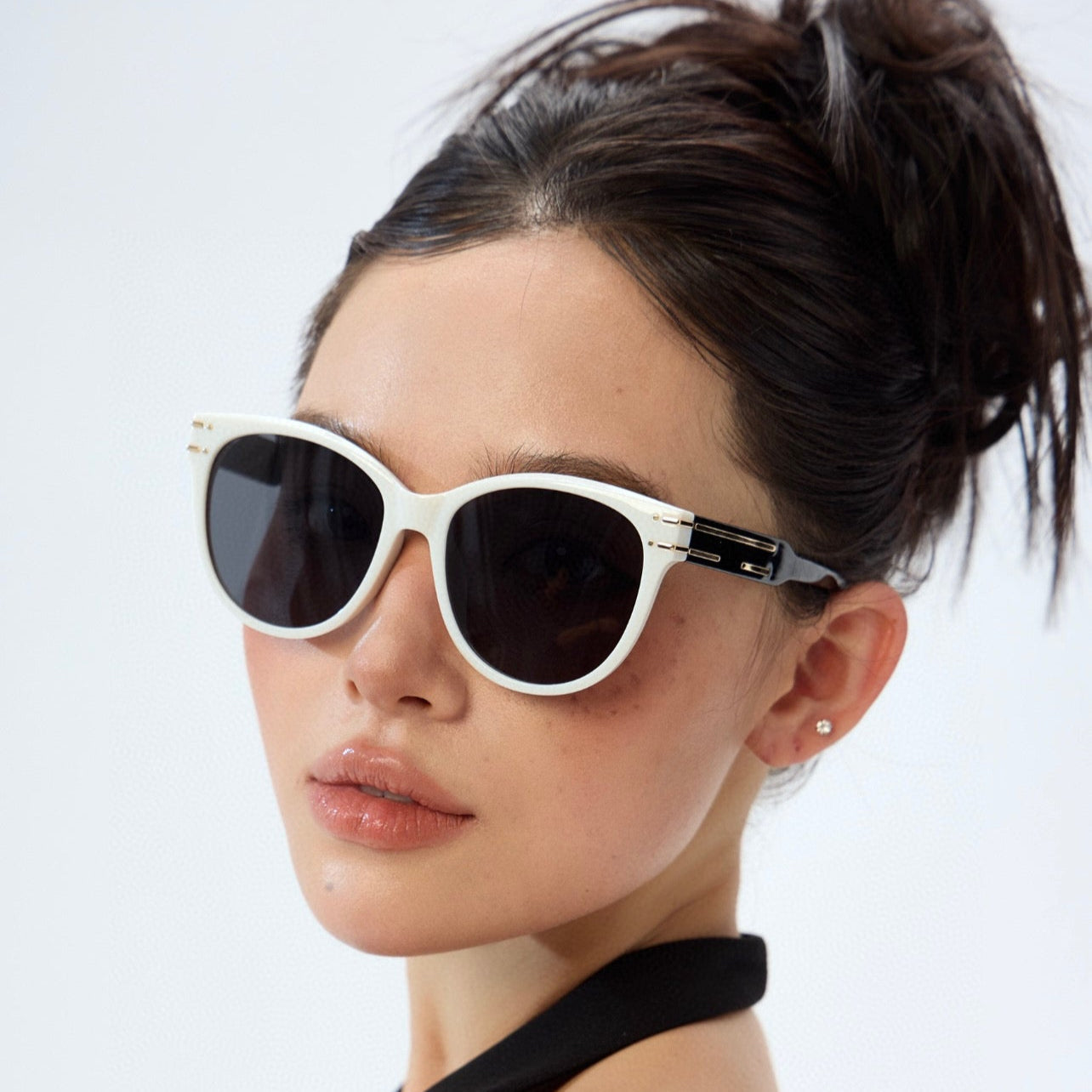 ROUND FRAME SUNGLASSES G6752 IN ACETATE