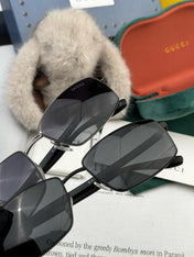 RECTANGULAR FRAME SUNGLASSES G51806 IN METAL