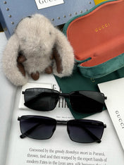 RECTANGULAR FRAME SUNGLASSES G51806 IN METAL