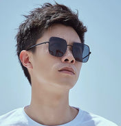 SQUARE FRAME SUNGLASSES G2374 IN METAL