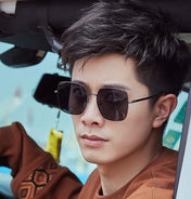 SQUARE FRAME SUNGLASSES G2374 IN METAL