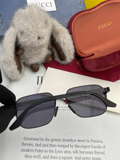 RECTANGULAR FRAME SUNGLASSES 3862 IN METAL