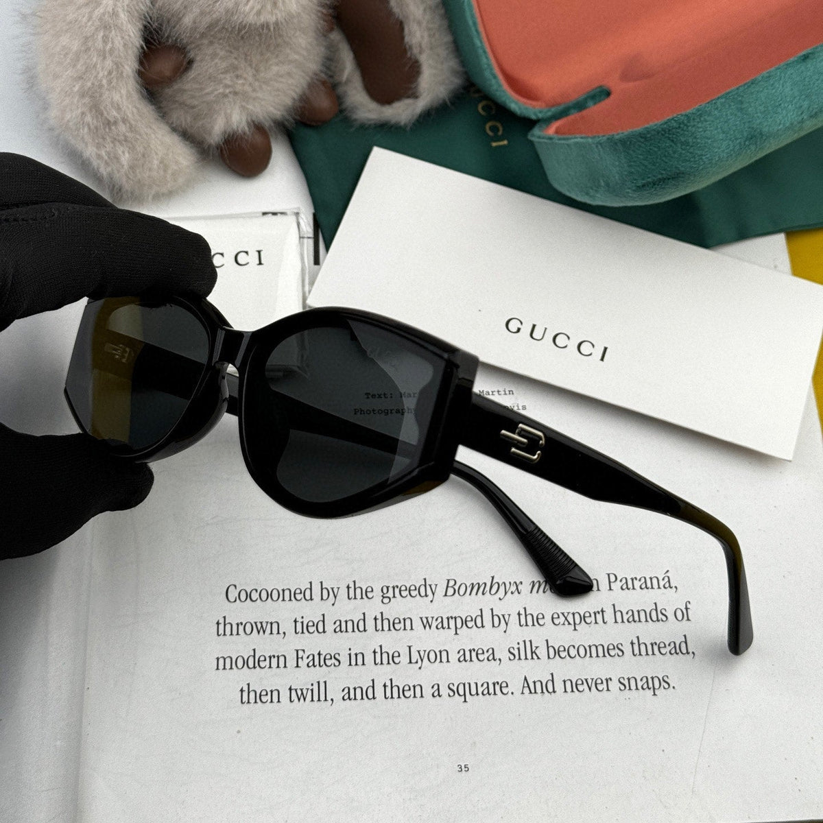 GEOMETRIC FRAME SUNGLASSES G7315 IN ACETATE