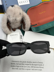 RECTANGULAR FRAME SUNGLASSES G0110 IN ACETATE