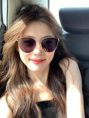 BUTTERFLY FRAME SUNGLASSES G3635 IN METAL