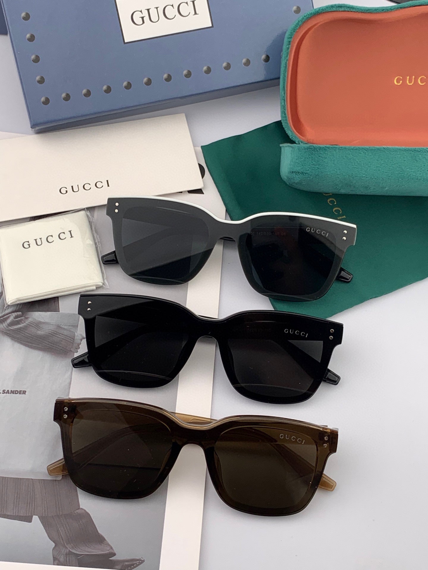 SQUARE FRAME SUNGLASSES G1110 IN ACETATE