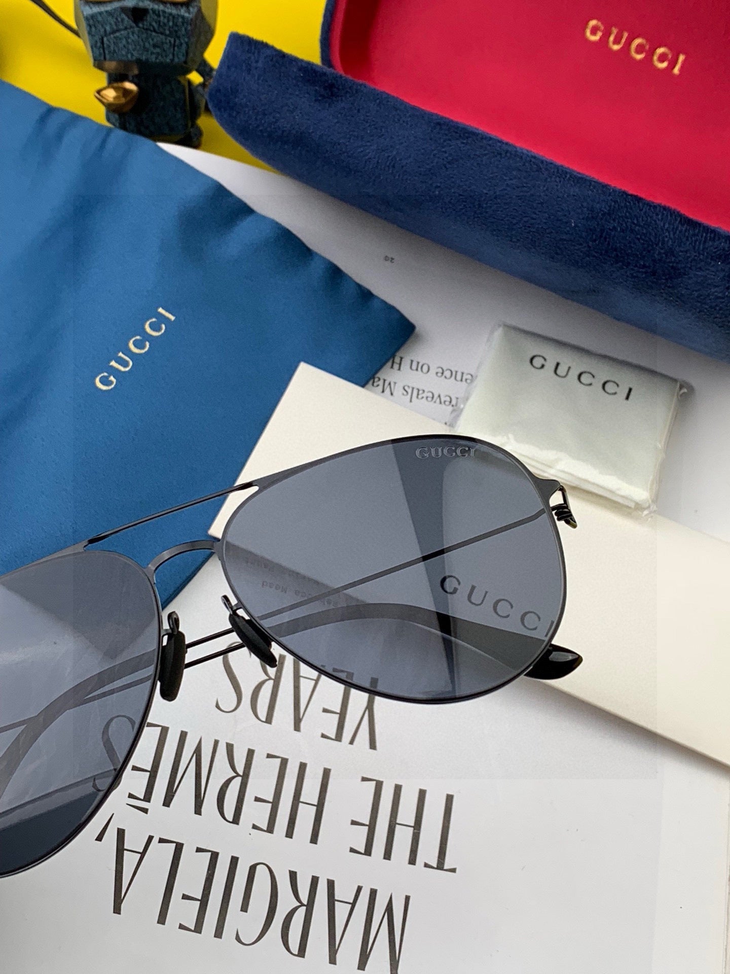 AVIATOR FRAME SUNGLASSES 5800 IN METAL