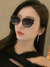 CAT-EYE FRAME SUNGLASSES G8641 IN ACETATE