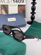 OVAL FRAME SUNGLASSES G0111 IN ACETATE